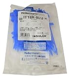 ヘラマンタイトン カラーマーキングタイ IT18R-BLU 100本入 標準・屋内用グレード 青