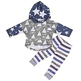 Domybest 春秋 カバーオール ベビー服 パジャマ バットスリーブ 男の子 女の子 0-24ヶ月 ストライプ 柔らかく 弾力性 快適 百日記念 お祝い 誕生日 ギフト