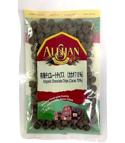 Amazon.co.jp: 有機チョコレートチップス（カカオ70％）100g x2個