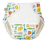 Imse Vimse Organic Cotton Diaper Cover - Newborn - Zoo by Imse Vimse [並行輸入品]