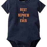 カーターズ Carter's ボディスーツ 半袖 綿100% Best Nephew Ever Bodysuit NB (50-55cm)