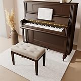 ピアノマット 160*180cm フロアマット 防音カーペット 遮音パッド チェアマット 電子ピアノ 床保護 吸音 滑り止め加工 キズ防止・防音傷 スクエアラグ 衝撃吸収 ウォッシャブル スタジオ オールシーズン