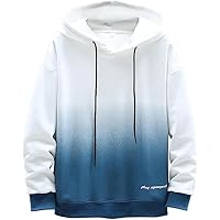 Amazon.co.jp: [FJLTDCP] グラデーション パーカー メンズ 秋服