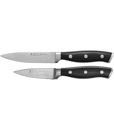 Zakarian By Dash 2-teiliges Messerset - Schälmesser Glatt & Gezackt Aus Deutschem Stahl, Cranberry-Farbe