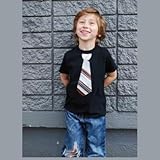 【キッズ】半袖Tシャツ「BURGUNDY TIE」(親子ペア服)8T