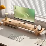MJKQ9 モニタースタンド 天然木 モニター台 モニタースタンド 机上台 50X20X12 コンピューターモニター デスクオーガナイザー アクセサリーシェルフ ナチュラル ノートパソコン プリンター用 クラシックアンティークブラウン 卓上收? モニター台 1段