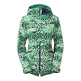 The North Face Vagabond Insulated Jacket Womens BastilleグリーンLeopard Print M