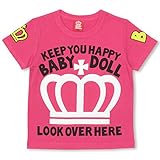 ベビードール BIG王冠Tシャツ 子供服 150cm ピンク