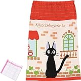 （特典タオル付）ラップタオル 魔女の宅急便「赤い屋根」（80×120cm） 巻きタオル