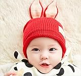 うさぎちゃん風 ニット帽 ベビー＆キッズ用
