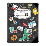 CASETiFY (ケースティファイ) インパクトケース iPad Pro 12.9インチ(3rd/4th/5th/6th Gen)用 - Brachio Composition Book (ブラキオ) - クリアブラック