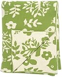 DARZZIフォレストフレンズベビー毛布、グリーン/ナチュラル、35 "X45"