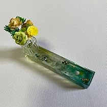 Amazon.co.jp: 一輪挿しが付いたカトラリーレスト 花箸置き ビールと 