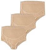 iLoveSIA (アイラブシア) マタニティショーツ コットン 下着 妊婦 パンツ 3枚セット オレンジ 3L