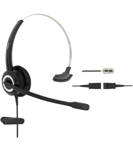 Amazon.co.jp: MKJ テレホンヘッドセット Cisco IPフォン用 有線