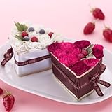 【日比谷花壇】フラワーケーキ「スイートベリー＆フランボワーズ」 ホワイト ピンク系