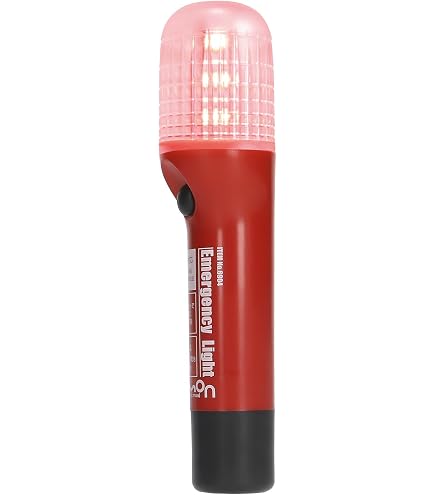 LED非常信号№② ５本 発煙筒 LED 車検対応 小林総研 非常信号用 国交省適合品 セカンドカー バイク アウトドア 登山 自転車 中古品 小林総研 | LED非常信号灯(ライト付き) 懐中電灯 電池式 車検対応の通販