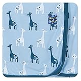 KicKee Pants Swaddling Blanket, Pond Giraffe by KicKee Pants