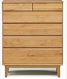 大川家具 岡製作所 チェスト モニカ 90cm幅5段 161142