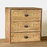 日本製 木製 3段チェストアンティーク 小物入れ