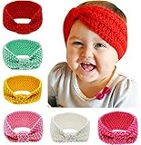 QandsweetベビーターバンヘッドラップヘッドバンドガールズニットボタンHairbands 0-6 Years old Baby