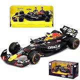 HTLNUZD Bburago 2024 しんしょうひん1/43 F1 RB20# 1 合金 レーシング フォーミュラワン レッドブル Verstappen 大人用ダストカバー ダイカストモデル Diecast Model ミニカー (カラーボックス包装)