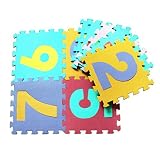 教育玩具cocomarket 16pcs赤ちゃん子漫画DigitシンボルパズルFoam Maths