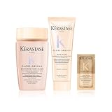 ケラスターゼ グロスアブソリュ シャンプー ミニサイズ 80mL+トリートメント75mL ミニサイズ 試供品付き 水光ツヤ髪 ツヤ まとまり 内側までふっくら潤う髪へ グリコール酸 フローラルウッディのエレガントな香り（トリートメントサシェ付き）