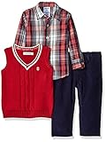 IZOD PANTS ベビー・ボーイズ カラー: レッド