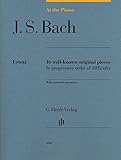 J.S.バッハ: At the Piano - J. S. バッハの有名な16のピアノ小品/原典版/Hewig-Troscher運指 & 編 (英語版)/ヘンレ社/ピアノ・ソロ