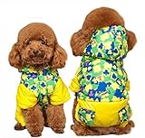あったか ボーダーベア天 つなぎ 犬の服 ドッグウエア カバーオール オールインワン ロンパース ダックス チワワ トイプードル パグ 小型犬 ペット服 冬服 ベスト アウター コート (XL)