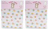 Honey Baby Cupcake Toddler Bed or Crib Sheets (100% Cotton) by Snugly Baby