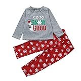 クリスマスMatchingファミリパジャマセットSnowfall寝間着セットfor the Family Xamsギフト Toddler 3T グレー d01