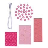 ペーパーアート DIY花 小学校 低学年 子供 40個セット 直径20cm Broadroot (#04)