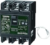 東芝ライテック 漏電ブレーカ JIS協約形 単3中性線欠相保護付 3P2E 60A LBK-Nタイプ LBK68N60-30