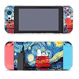 Switch ケース Switch対応 スヌーピー スイッチカバー Switchゲーム機保護ケース Switchカバー 分体式カバー 互換性のあ