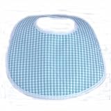 Infantissima Infant Bib, Gingham Seafoam by Infantissima