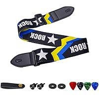 Amazon.co.jp: MIYAVI 愛用 ホワイト レザー ギターストラップ : ホビー