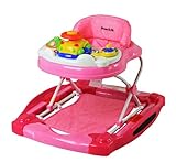 505-P　Evolution Entertainment Hub 2 in 1 Walker and Rocker　2 in 1　ベビーウォーカー/歩行器　Dream On Me社　Pink【並行輸