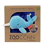 ズッキーニ (Zoocchini)【日本正規品】マスコット付きブランケット くじらのウィリー ブルー 1枚セット ZOO3004