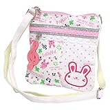 パプピ ポシェット 女の子 キッズ ウサギ キャラクターバック ショルダーバック 子供用 ホワイト F