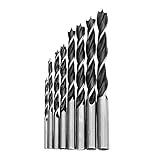 drillpro 8pcs 3-10mm twist drill bit carbon steel 3 flutes