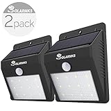 Solarmks SJ-0212 Solar Lights 2200mAH 12Led Solar Motion Sensor Light Outdoor with On Off Switch ,Pa