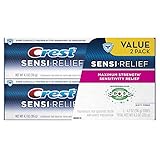 Crest Sensi-Relief Whitening + Scope Minty Fresh Flavor Toothpaste Twin Pack 8.2 oz [並行輸入品]