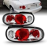 AmeriLite テールライト クローム マツダ ミアータ用 - 助手席側と運転席側