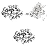 KOZEEY 銅製　シングル　クリンプ　コネクタ　釣り　ループスリーブ　圧着　釣具　1.0 / 1.4 / 1.2ボア　 8mm 　