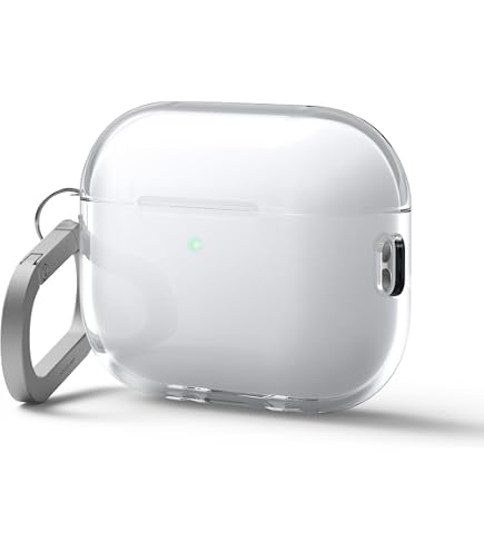 Amazon.co.jp: 【elago】 AirPods Pro3 対応 ケース クリア 耐衝撃