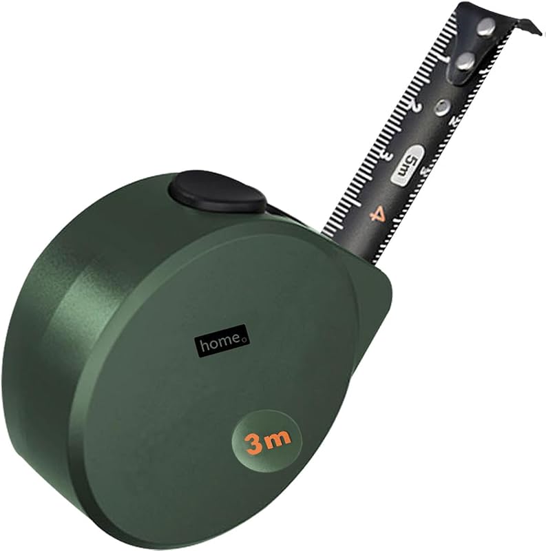 DELI 3m Measuring Tape Measuring Tape Measure Made of High Grade Carbon Steel with Clear Markings and Extends up to 5.6 ft (1