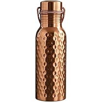 Amazon｜安心国内発送 銅製 水筒 銅ボトル 600ml 健康 イオン水 メッキ