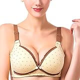 Zhhlinyuan Pregnant Women Maternity Nursing Bras Sleep Wire Free Breast Feeding Bra コットン